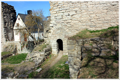 Visborgs slott, en av ingångarna