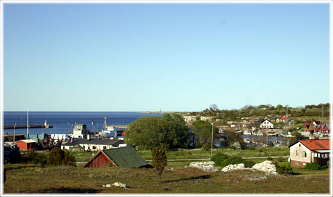 Gotland, Herrviks fiskehamn, gästhamn - foto: Bernt Enderborg