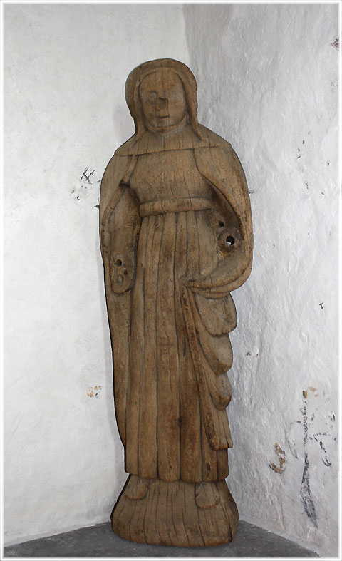S:ta Brigida, medeltida träskulptur, Bäl kyrka