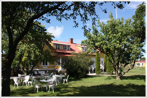 Gotland, Restaurang Gula hönan - foto: Bernt Enderborg