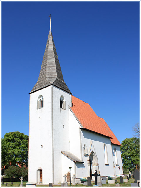 Gotland, Martebo kyrka - foto: Bernt Enderborg