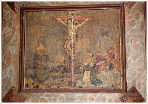 Epitafiemålning i Roma kyrka