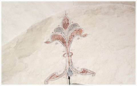 Ornamentmålning i Sundre kyrka