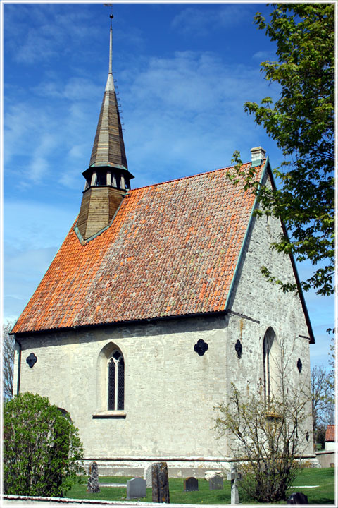 Gotland, Västergarn kyrka - foto: Bernt Enderborg