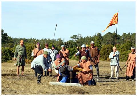 Gotland, Slaget på Röcklinge backe 1313 - foto: Bernt Enderborg
