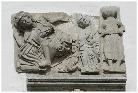 Egypticus, skulpturer, Stånga kyrka