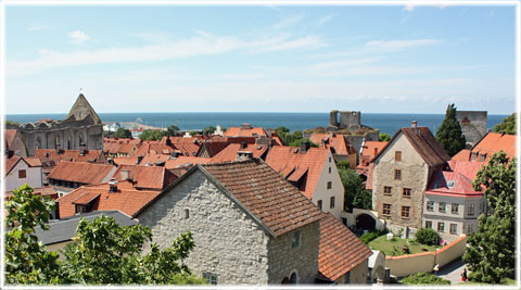 Gotland, Visbys storhet under medeltiden - foto: Bernt Enderborg