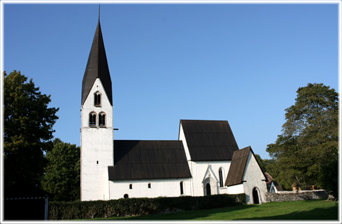 Gotland, Lite mer om Garde kyrka - foto: Bernt Enderborg