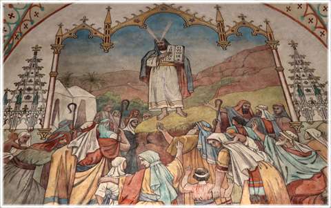 Moses i Dalhem, 1900-talsmålningar