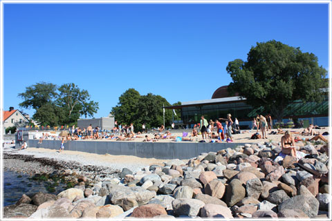 Gotland, Visby havsbad - foto: Bernt Enderborg